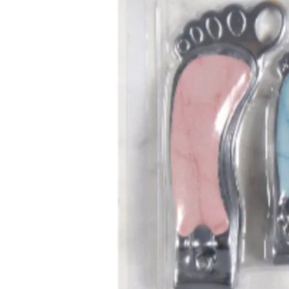 Pink Marble Theme Feet Toe Nails Clipper